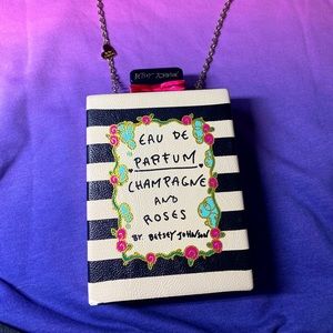 Betsey Johnson eau de parfum purse / bag / clutch